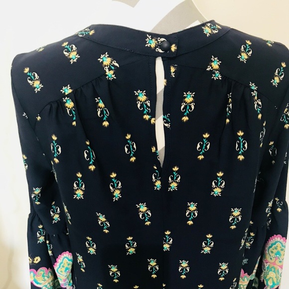 Poema for Anthropologie Floral Boho Tunic Dress S - Picture 5 of 8